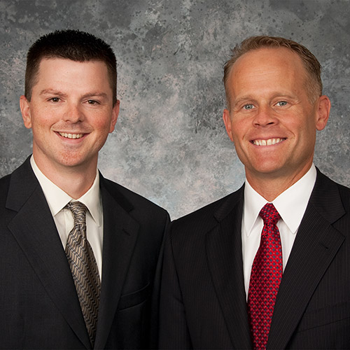 Dr. James Ballard and Physician Assistant Michael Garland